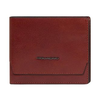 Piquadro Wallets & Cardholders, male, Brown, Size: ONE SIZE Wallet with coin pocket