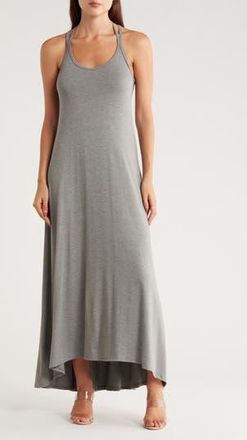 Go Couture Strappy Maxi Dress in Charcoal at Nordstrom Rack, Size X-Large
