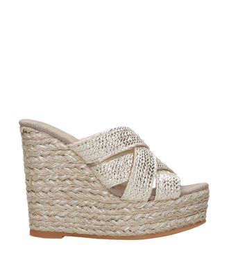 Espadrilles Sandalen grau