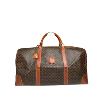 Celine Pre-owned Weekend Bags, female, Brown, Size: ONE SIZE Pre-owned Leather Weekend Bag