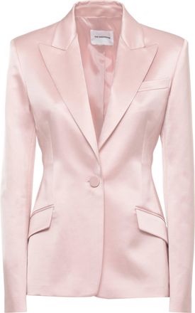 Andamane Pink Bianca Satin Blazer