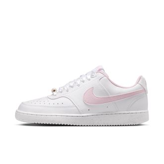 Nike Womens Court Vision Low Shoes in White | IB6652-101