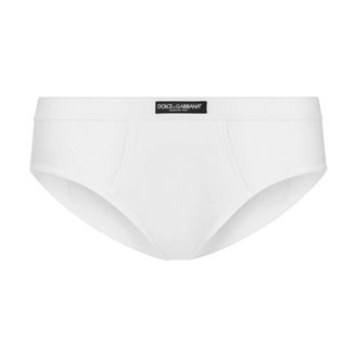 Dolce & Gabbana Bottoms, male, White, Size: 2XL White Brando Slip - Comfortable and Flexible Underwear