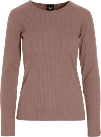 Bitte Kai Rand Blouses & Shirts - Dames - Longsleeves - Bruin - XS - Katoen - Tops