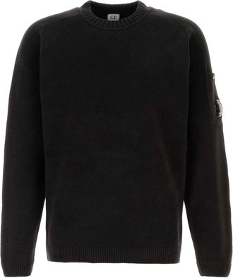 C.P. Company Black Chenille Sweater