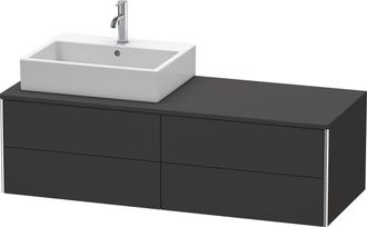 Duravit Lavabo Consola Duravit Xsquare, Suspendido, 4 Cajones, Lavabo A