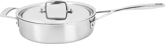 Demeyere Essential 5, 3 qt Stainless Steel Saute Pan with Lid