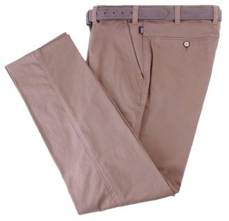 Br&uuml;hl Mens Catania B Smart Casual Trousers - Putty Brown - W36 L32