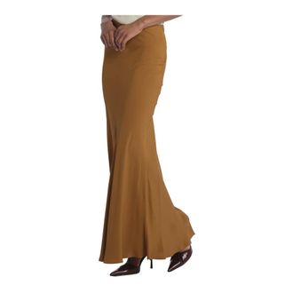 Federica Tosi Dames, Rokken, Bruin, Maat: S Viscose