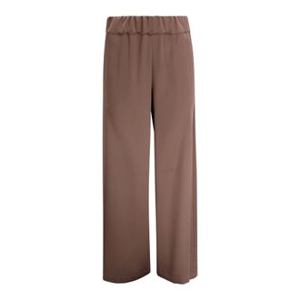 D.exterior Wide Trousers, female, Brown, Size: XS Wide Trousers