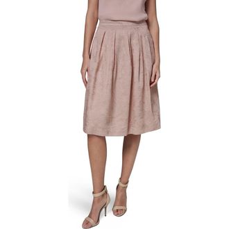DKNY Embroidered Skirt in Snow Petal at Nordstrom, Size 12