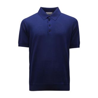 Goes Botanical Goes Botanical - 402 3342 Polo - Heren - Tops - Blauw - Maat: XL Wol
