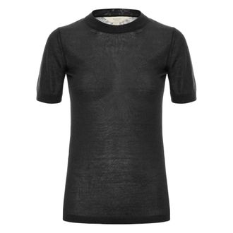 Malo Maglione Girocollo in Cashmere Ultra-fine - - Knitwear - Donna - Nero - S