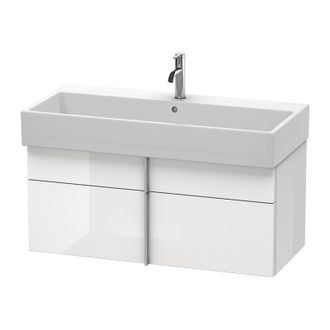 Duravit Duravit Vero Air Mueble De Pared 98,4 X 43,1 Cm, 1 Caj&oacute;n, 1 Extra&iacute;ble, Para Vero Air 235010, Color (frente/cuerpo): Decoraci&oacute;n Blanca De Alto Brillo -