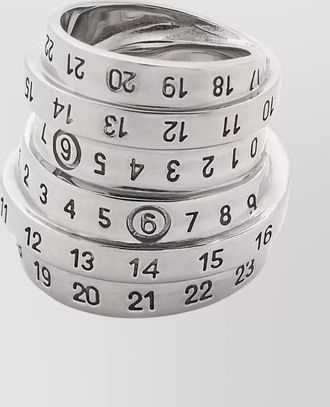 Maison Margiela brass logo ring