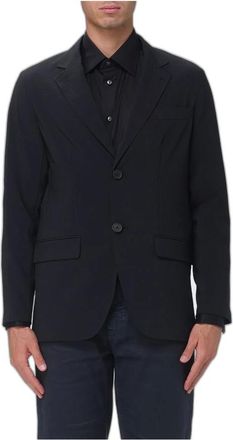 Emporio Armani Blazer Monopetto con Bottoni - - Jackets - Uomo - Nero - M