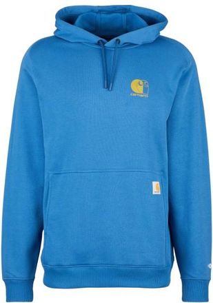 Carhartt Work in Progress Signature Logo Sweatshirt Hoodie für Herren | blau