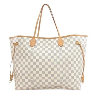 Louis Vuitton Bolso Tote Damier Azur Pre-owned - Pre-owned - Mujer - Blanco - ONE SIZE