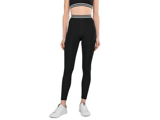 SPLITS59 Bailey High-Waist Active Rib 7/8 Womens Workout Black : MD, Polyester/Spandex