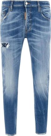 Dsquared2 Mens Cool Guy Jeans Navy Blue Cotton - Size 34 (Waist)