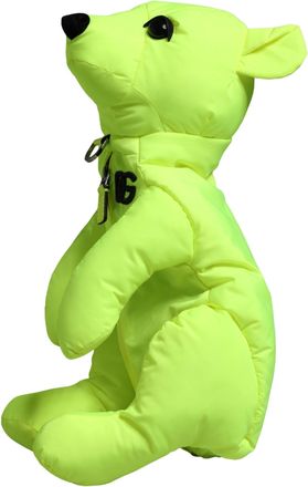 Dolce & Gabbana Womens Animal Silhouette Belt Bag Green Polyester Calf