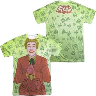 Gildan Batman Classic Tv Jokes On You (Front/Back Print) Short Sleeve Adult Poly Crew Tee / T-Shirt