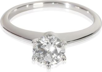Tiffany & Co. Pre-Owned Tiffany & Co. 0.91 ct Round Brilliant Diamond Engagement Ring