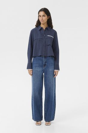 Karen by Simonsen Overhemd met lang mouwen KBAmy Classic fit navy