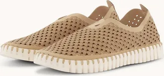 Ilse Jacobsen Womens Tulip Slip On Flats In Latte