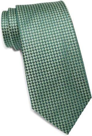 Duchamp Geometric Silk Tie in Green at Nordstrom Rack