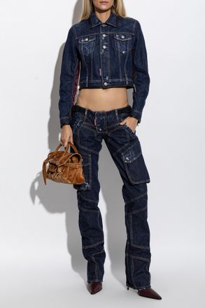 Dsquared2 Denim Jacket, Womens, Navy Blue
