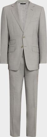 Tom Ford Men & apos;s Wool Basketweave Notch-Lapel Two-Piece Suit