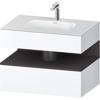 Duravit Qatego Lavabo Encastrado Con Base De Lavabo Consola, - Duravit
