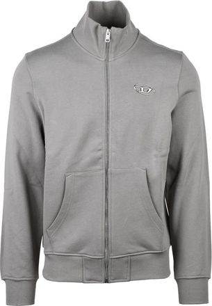 Diesel Cotton Zip Sweatshirt - Beige