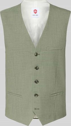 CG - Club of Gents Weste aus Schurwoll-Mix in Gruen, Gr&ouml;&szlig;e 46