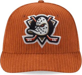 New Era Anaheim Ducks embroidered hat - unisex - Fabric - 7 3/8 - Orange