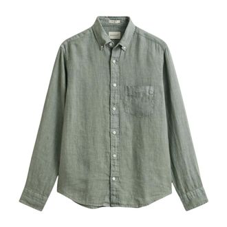 GANT Linen Shirt - male - Gant - Casual Shirts - Gray - XL - Shirts