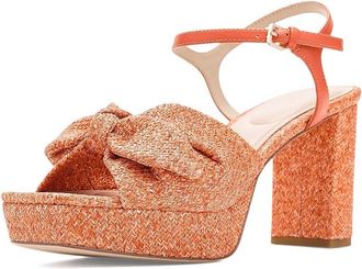 Pelle Moda Penni Womens Dress Sandals Tangerine : 6.5 M