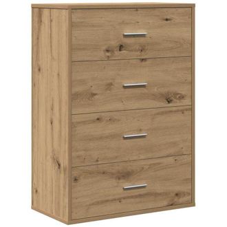 vidaXL Vidaxl - Vitrina Roble artisan 60 x 31 x 84 cm Madera contrachapada