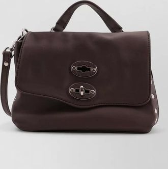 Zanellato baby leather crossbody bag metal hardware