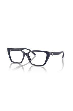 Jimmy Choo London 53mm Cat Eye optical glasses in Blue at Nordstrom