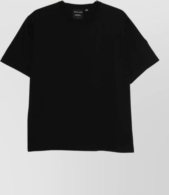 Canada Goose logo cotton t-shirt round neck short sleeves