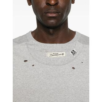 Miharayasuhiro Distressed Layered Cotton T-Shirt - Gray