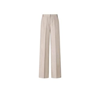 Pinko Pinko, Broeken, Dames, Beige, XS, Wol, Palazzo Broek