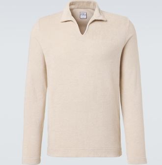 Fedeli Cotton terry polo shirt