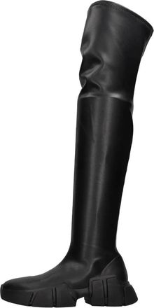 Vic Mati&eacute; Vic Matie Laarzen Zwart - Dames - Over de knie laarzen - Zwart - 36 EU - Leer - Schoenen