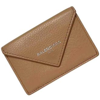 Balenciaga Pre-owned Vintage Wallet (tri-fold) - unisex - Balenciaga Vintage - Vintage Wallets - Beige - ONE SIZE - Pre-owned