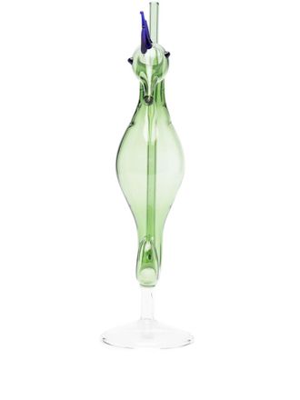 Les-Ottomans Seahorse Cocktail glass - unisex - glass - One Size - Green