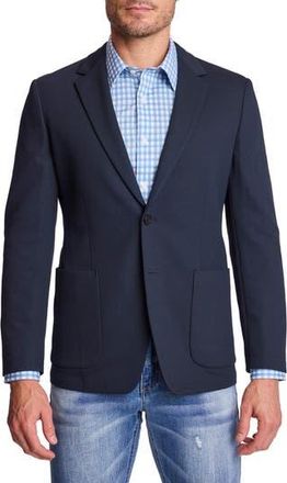 Paisley & Gray Slim Fit Travel Blazer in Black Night at Nordstrom Rack, Size 38Regular
