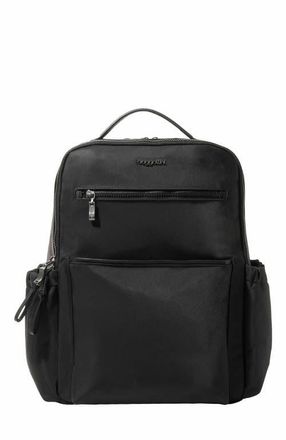 Baggallini Tribeca Expandable Laptop Backpack in Black Twill at Nordstrom